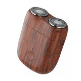 Mini Aparat De Ras Electric, Din Abs Cu Fibra De Carbon, Portabil, Cap Rotativ Detasabil Cu 2 Lame De Otel, Rezistent La Apa, Incarcare Type-C, Autonomie 45 Min - vivimall.ro