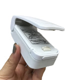 Mini Aparat De Sigilat Pungi Cu Baterii, Etansare Prin Caldura, Spate Magnetic, Portabil, 9.7X3 Cm - vivimall.ro