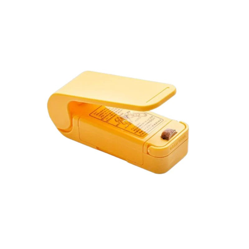 Mini Aparat De Sigilat Pungi Cu Baterii, Etansare Prin Caldura, Spate Magnetic, Portabil, 9.7X3 Cm - vivimall.ro