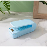 Mini Aparat De Sigilat Pungi Cu Baterii, Etansare Prin Caldura, Spate Magnetic, Portabil, 9.7X3 Cm - vivimall.ro