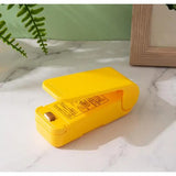 Mini Aparat De Sigilat Pungi Cu Baterii, Etansare Prin Caldura, Spate Magnetic, Portabil, 9.7X3 Cm - vivimall.ro