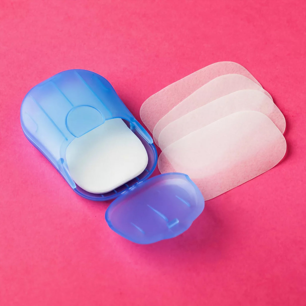 Mini Cutie De Sapun Din Hartie, De Unica Folosinta, Portabila, Potrivit Pentru Calatorii, 20 Buc - vivimall.ro