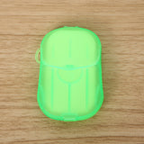 Mini Cutie De Sapun Din Hartie, De Unica Folosinta, Portabila, Potrivit Pentru Calatorii, 20 Buc - vivimall.ro