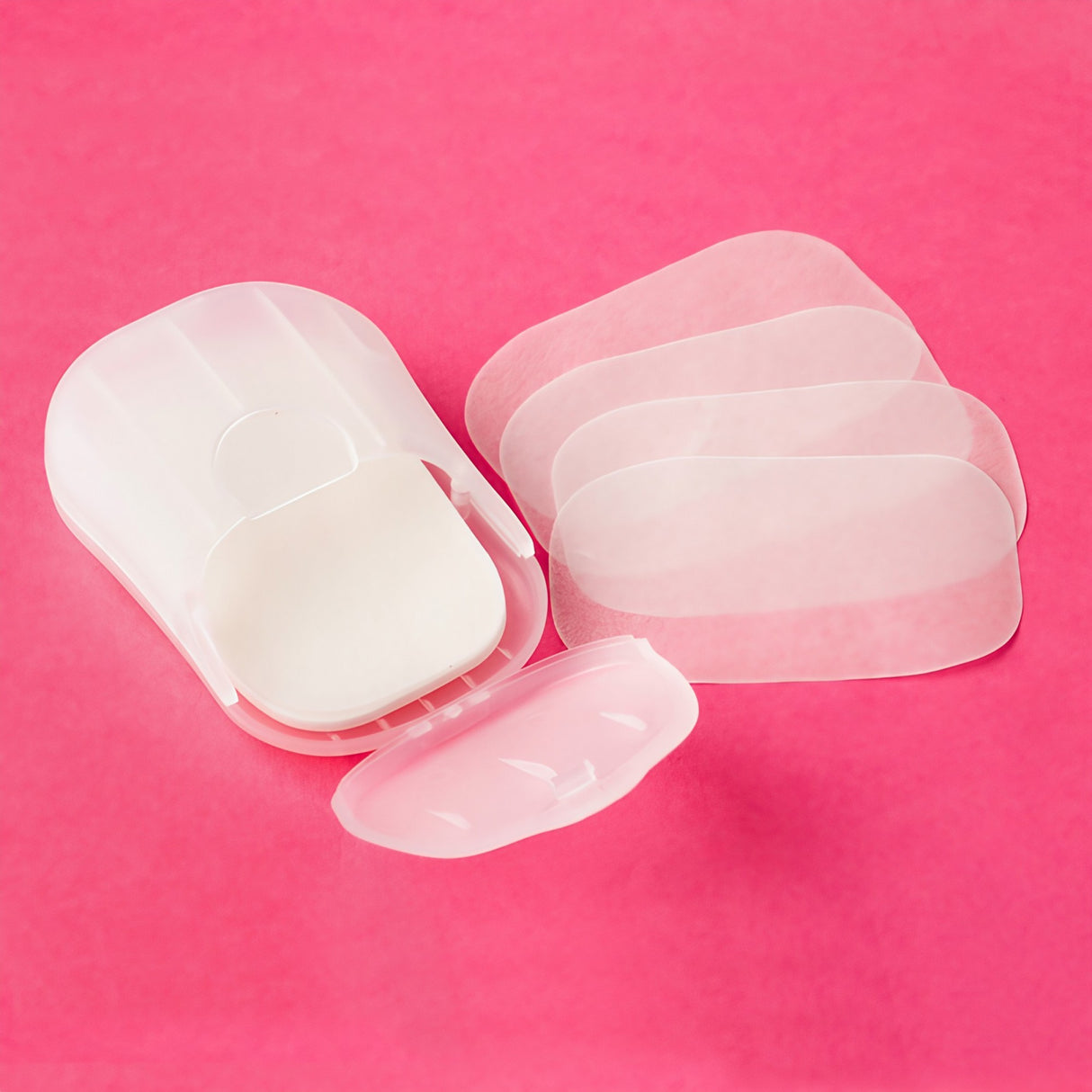 Mini Cutie De Sapun Din Hartie, De Unica Folosinta, Portabila, Potrivit Pentru Calatorii, 20 Buc - vivimall.ro