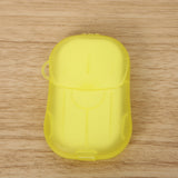 Mini Cutie De Sapun Din Hartie, De Unica Folosinta, Portabila, Potrivit Pentru Calatorii, 20 Foite - vivimall.ro
