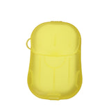 Mini Cutie De Sapun Din Hartie, De Unica Folosinta, Portabila, Potrivit Pentru Calatorii, 20 Foite - vivimall.ro