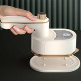 Mini Fier de Calcat, Flippy, Pliabil si Portabil, Calcare Verticala/Orizonala, cu Abur, 50 ml, 40W, 10.5 x 12 cm, Alb