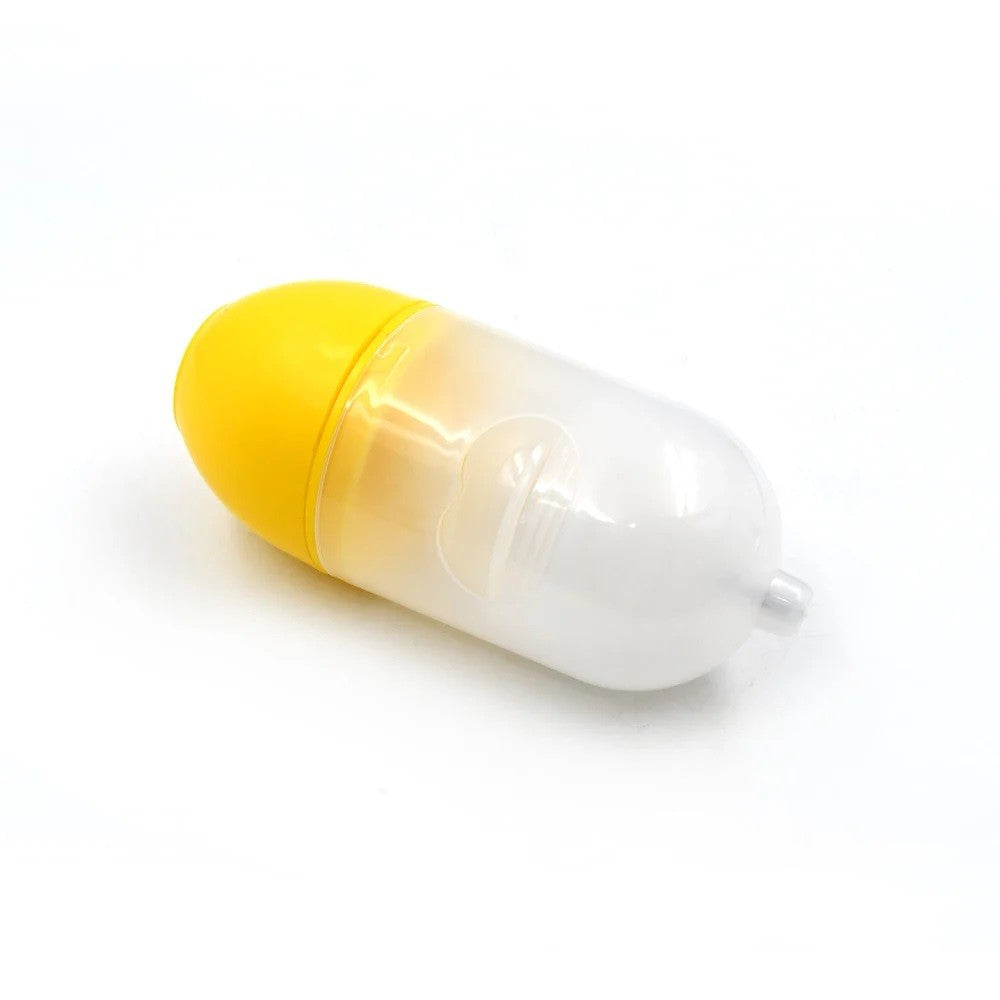 Mini Shaker Manual Pentru Oua, Pentru Galbenusuri Si Albusuri, Mixer Amestecare, 15X6 Cm, Galben - vivimall.ro