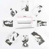 Mini Imprimanta Foto Portabila, Vivimall, 5 Role de Hartie Termica, 5 Role Autocolante, 3 Role Colorate, Pixuri, Incarcare USB, Model Pisica, Alb Roz - vivimall.ro