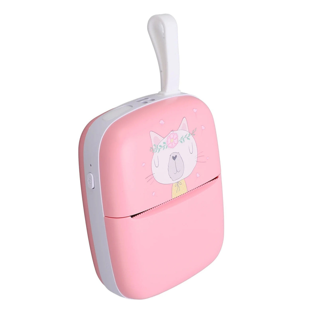 Mini Imprimanta Foto Portabila, Incarcare Usb, Bluetooth, Print , Roz - vivimall.ro