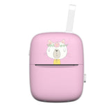 Mini Imprimanta Foto Portabila, Incarcare Usb, Bluetooth, Print , Roz - vivimall.ro