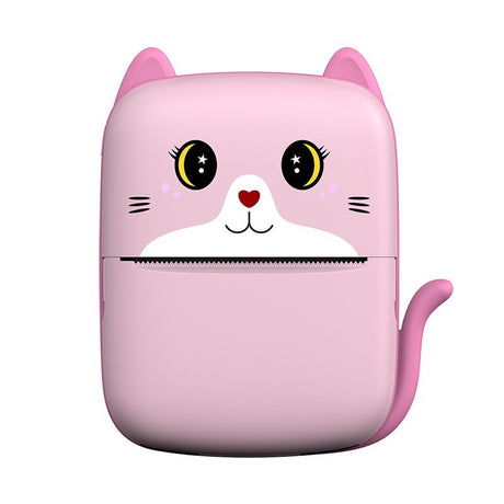 Mini Imprimanta Foto Portabila, Incarcare Usb, Bluetooth, Print , Roz - vivimall.ro