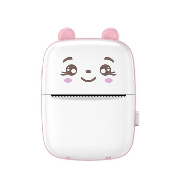Mini Imprimanta Foto Portabila, Incarcare Usb, Bluetooth, Roz