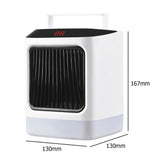 Mini încălzitor portabil 1000W cu termostat reglabil, vedere laterală dreaptă