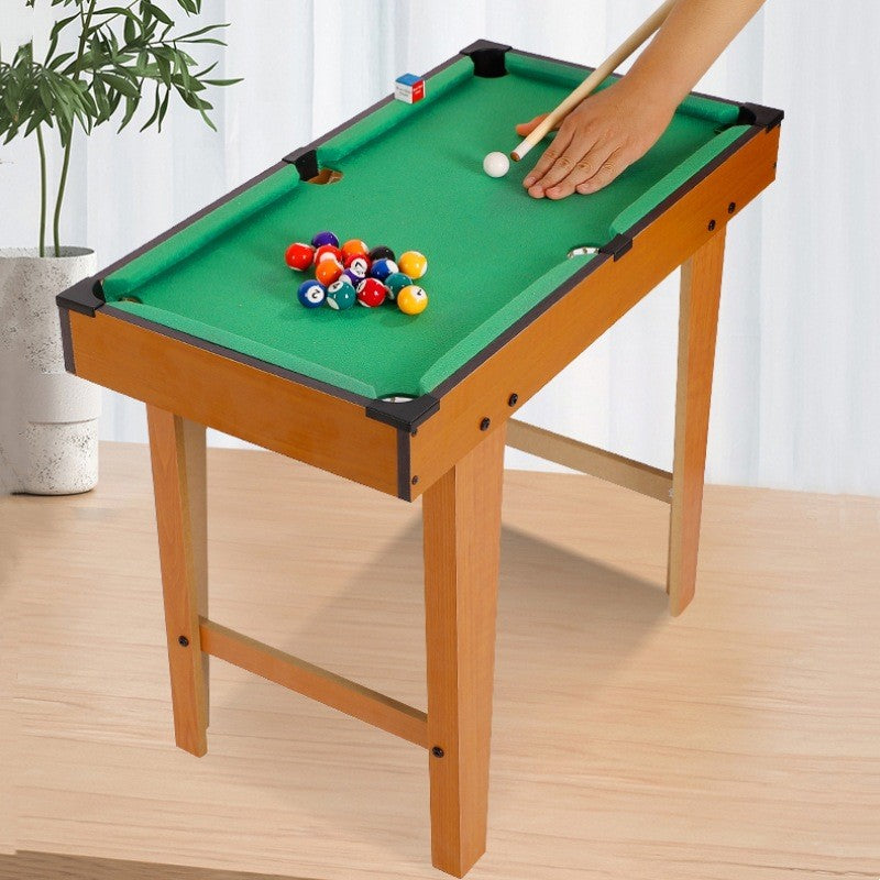Mini Masa De Biliard Pentru Copii, Durabil, Usor De Transportat, 2 Tacuri, 16 Bile - vivimall.ro