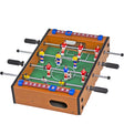 Mini Masa de Fotbal cu Teren si 12 Jucatori Vivimall, 4 Manere, cu Tablou pentru Scor, din Metal, Lemn si ABS, 34.5 x 23 x 7 cm, pentru copii/adulti - vivimall.ro