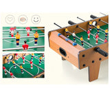Mini Masa De Fotbal Cu Teren Si 18 Jucatori 6 Manere, Cu Tablou Pentru Scor, Din Metal, Lemn Si Abs, Cu Picioruse, Pentru Copii/Adulti - vivimall.ro