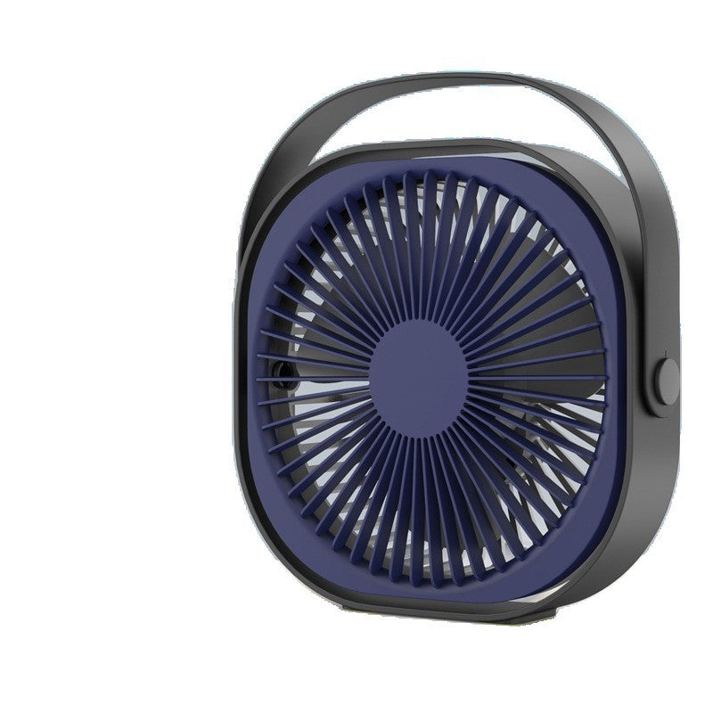 Mini Ventilator Pentru Birou Cu Usb, Rotire 360 Grade, 3 Viteze, 1500 Ma, 13.5 X 12,8 - vivimall.ro