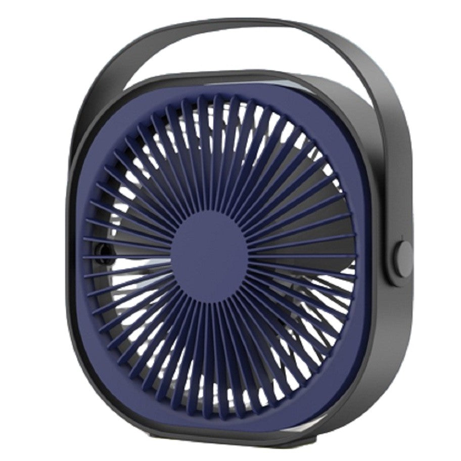Mini Ventilator Pentru Birou Cu Usb, Rotire 360 Grade, 3 Viteze, 4000 Ma, 13.5 X 12,8 - vivimall.ro