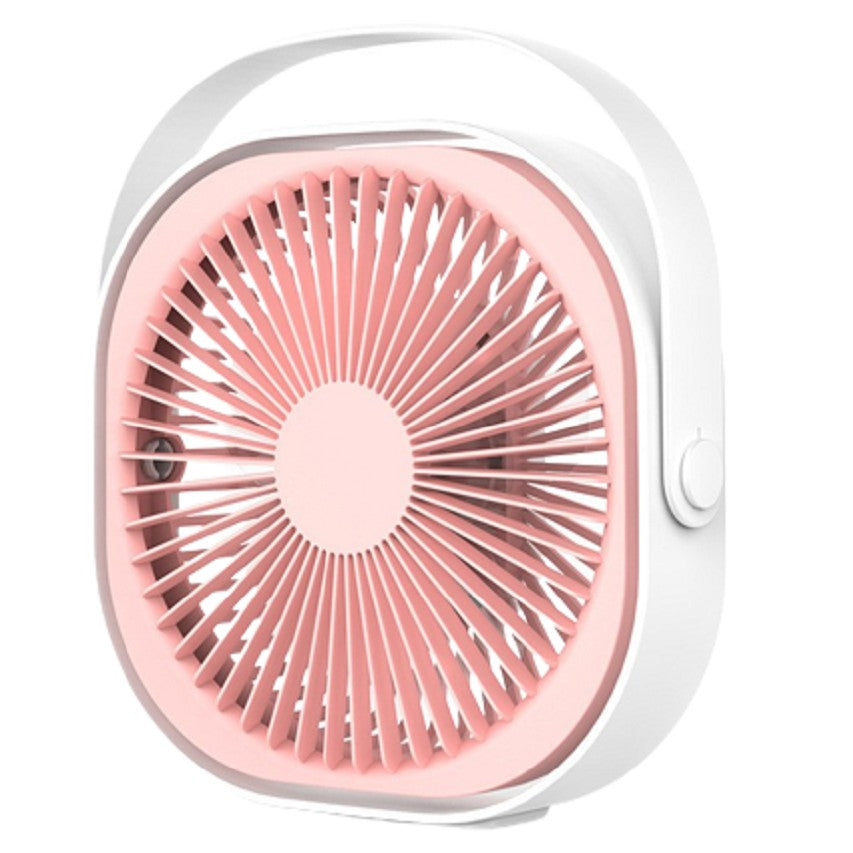 Mini Ventilator Pentru Birou Cu Usb, Rotire 360 Grade, 3 Viteze, 4000 Ma, 13.5 X 12,8 - vivimall.ro