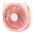 Mini Ventilator Pentru Birou Cu Usb, Rotire 360 Grade, 3 Viteze, 13.5 X 12,8 Cm - vivimall.ro