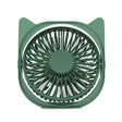 Mini Ventilator Pentru Birou Cu Usb, Rotire 360 Grade, 3 Viteze, 13.5 X 12,8 Cm - vivimall.ro