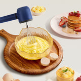 Mixer Electric fara Fir, Vivimall, Mixer pentru Oua Smantana Frisca, Maner Plastic, Usor de Utilizat si Depozitat, 20 x 8.5 x 14.5 cm, Albastru Inchis - vivimall.ro