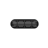 Organizator de Cabluri, Vivimall, Autoadeziv, Multifunctional, 3 Locuri de Suport, 6.4x2.2cm, Negru - vivimall.ro