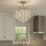 Candelabru Cristal Edinburgh Eleganza, 5Xe27, Diametru 47Cm - vivimall.ro