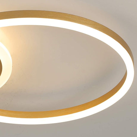 Lustra Led Dario, 2 Cercuri, Lumina Rece/Calda/Neutra - vivimall.ro