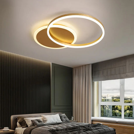 Lustra Led Dario, 2 Cercuri, Lumina Rece/Calda/Neutra - vivimall.ro
