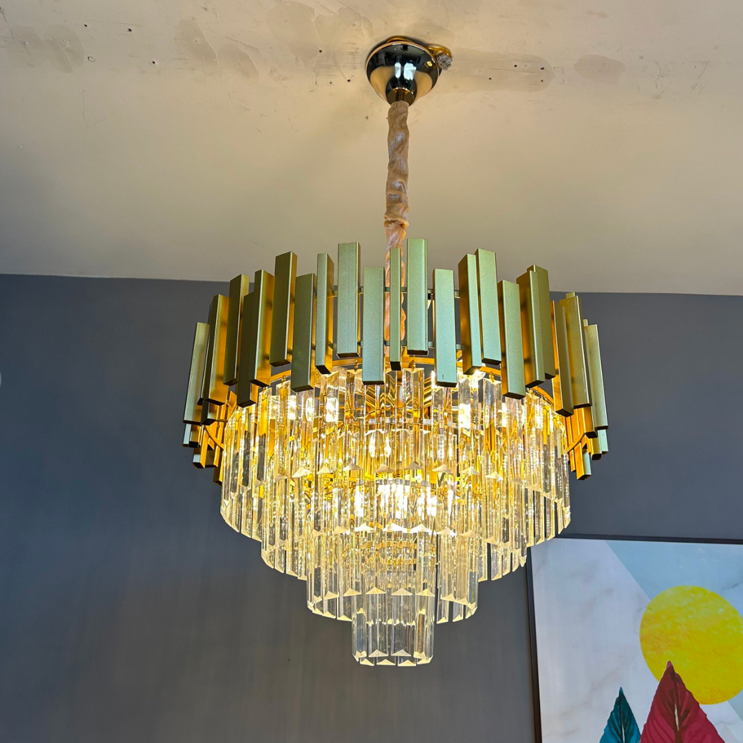Candelabru Cristal Elegant 8xE14 | Blois Eleganza - vivimall.ro
