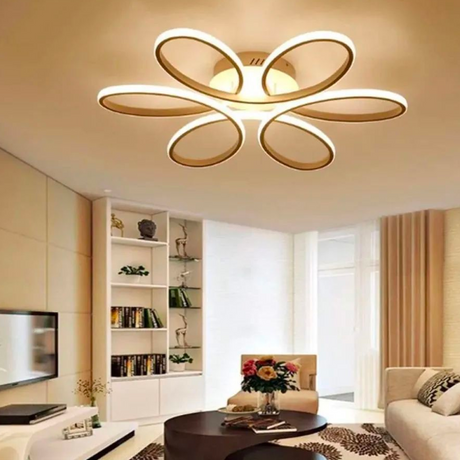 Lustra Led Cu Telecomanda Eliza, Lumina Rece/Calda/Neutra, Dimabila - vivimall.ro
