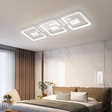 Lustra Led Cu Telecomanda Felix, 3 Patrate, Lumina Rece/Calda/Neutra, Dimabila - vivimall.ro