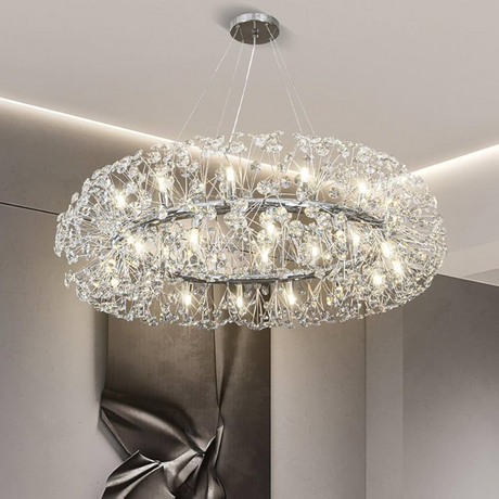 Candelabru Cristal Minuet 12X G9, Diametru 60Cm, Lucios - vivimall.ro