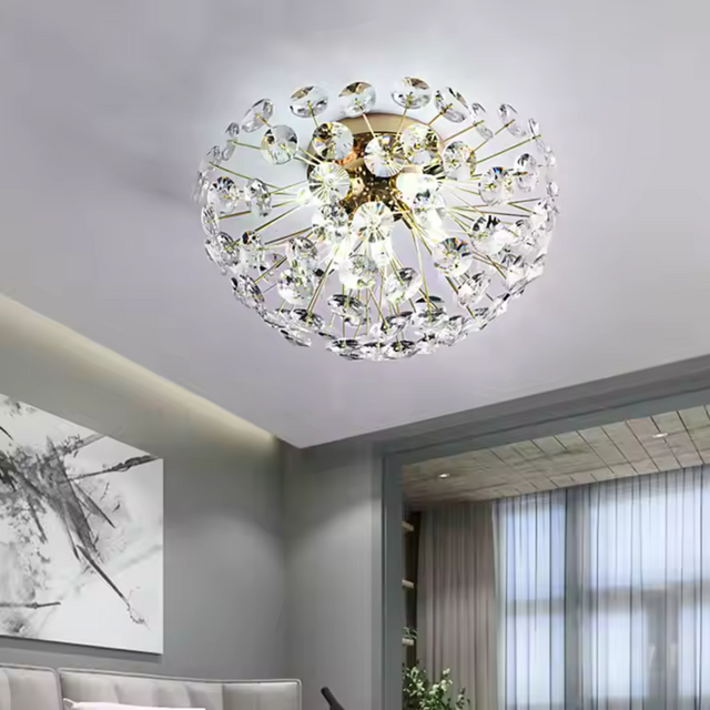 Candelabru Cristal Minue, 4X G9, Diametru 35Cm - vivimall.ro