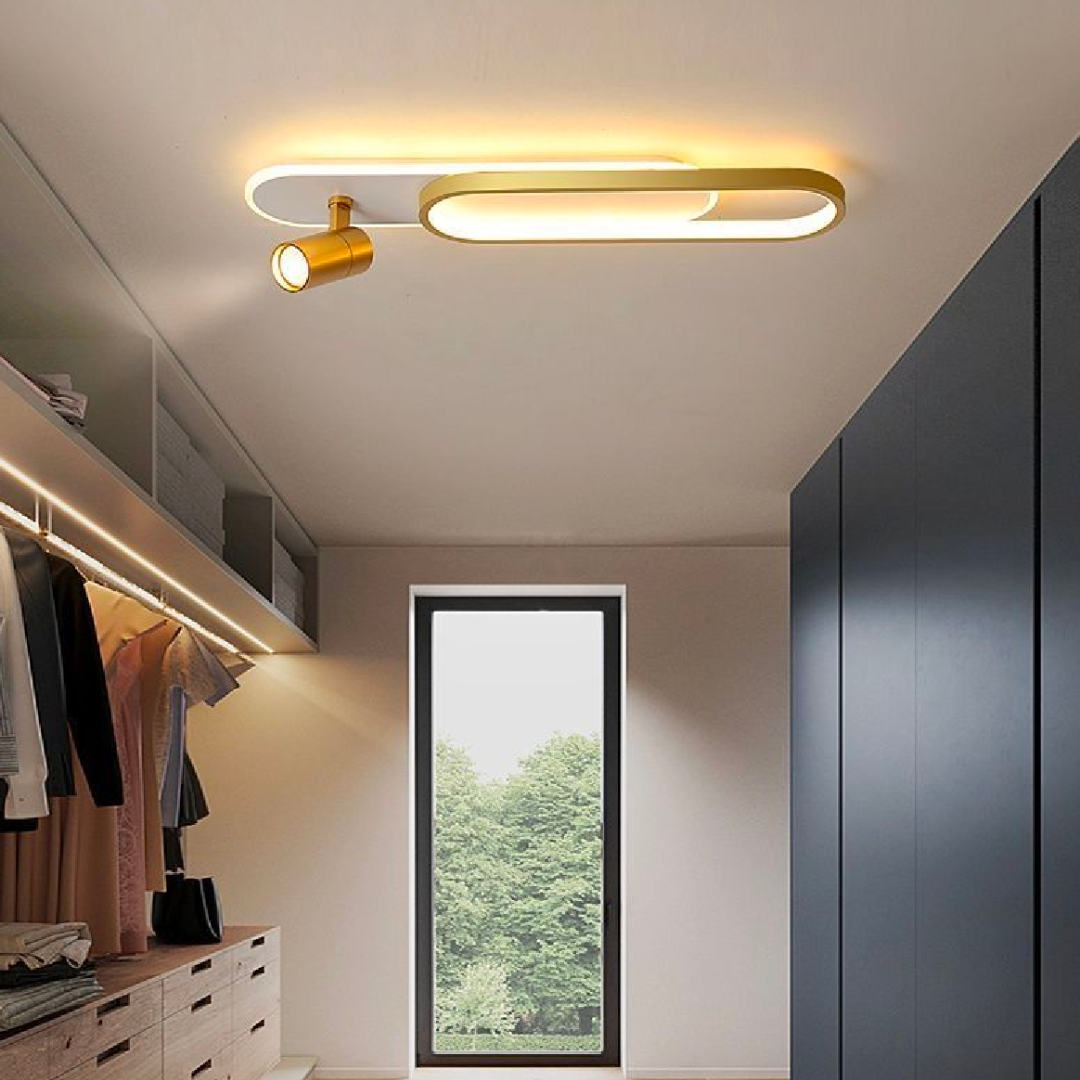 Lustra Led Cu Proiector Reglabil Fisso Camilla, Lumina Rece/Calda/Neutra - vivimall.ro