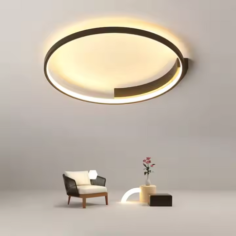 Lustra Led Cu Telecomanda Letizia, Rotunda, Lumina Rece/Calda/Neutra, Dimabila - vivimall.ro