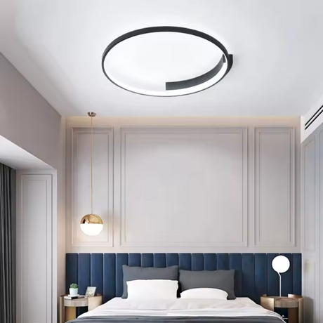 Lustra Led Cu Telecomanda Letizia, Rotunda, Lumina Rece/Calda/Neutra, Dimabila - vivimall.ro