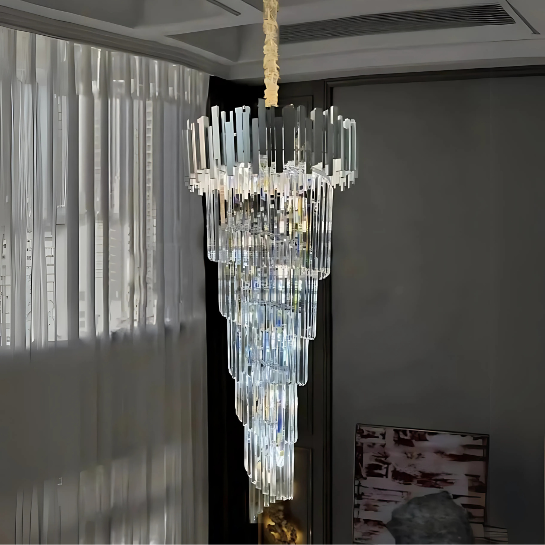 Candelabru Cristal Blois Ascendere E14, Diametru 60Cm - vivimall.ro