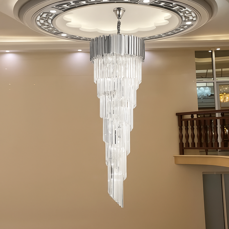 Candelabru Cristal Blois Ascendere E14, Diametru 60Cm - vivimall.ro