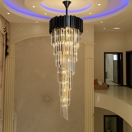 Candelabru Cristal Blois Ascendere, 28Xe14, Diametru 60Cm - vivimall.ro