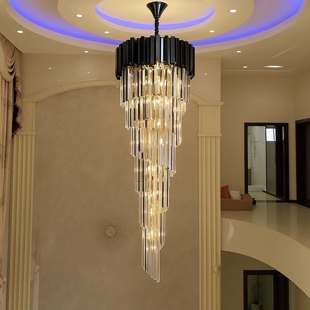 Candelabru Cristal Blois Ascendere, 28Xe14, Diametru 60Cm - vivimall.ro