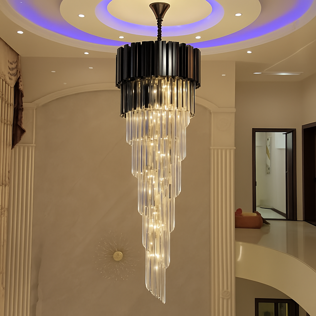 Candelabru Cristal Blois Ascendere, 28Xe14, Diametru 60Cm - vivimall.ro
