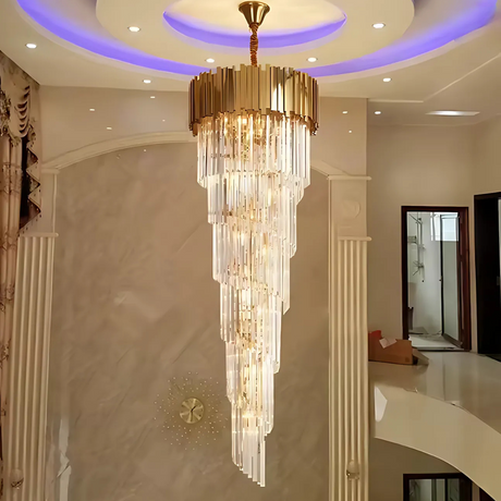 Candelabru Cristal Blois Ascendere E14, Diametru 60Cm - vivimall.ro