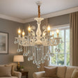 Candelabru Cristal Sanssouci Magno, 8Xe14, Diametru 70Cm - vivimall.ro