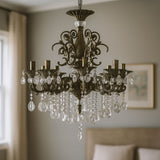 Candelabru Cristal Sanssouci Magno, 8Xe14, Diametru 65Cm - vivimall.ro