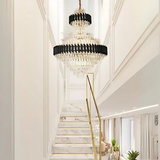 Candelabru Cristal Versailles Supremo Reale E14, Lucios Si Negru - vivimall.ro