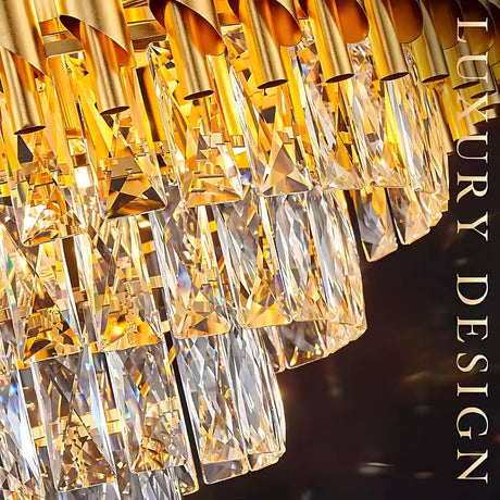 Candelabru Cristal Versailles Eleganza 8X E14, Diametru 49Cm - vivimall.ro