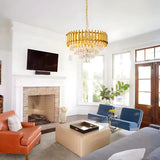 Candelabru Cristal Versailles Eleganza 8X E14, Diametru 49Cm - vivimall.ro